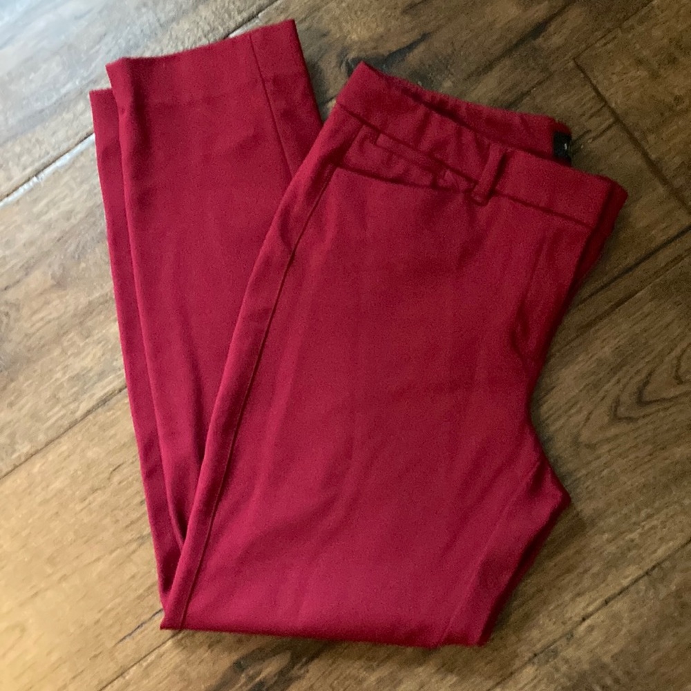 White House Black Market Red Pants
